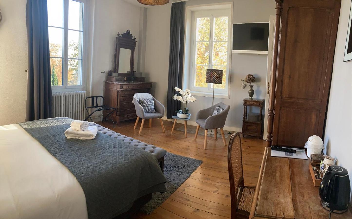 Chateau Marith - Etablissement Climatise Avec Piscine Hotel Clairac  Ruang foto